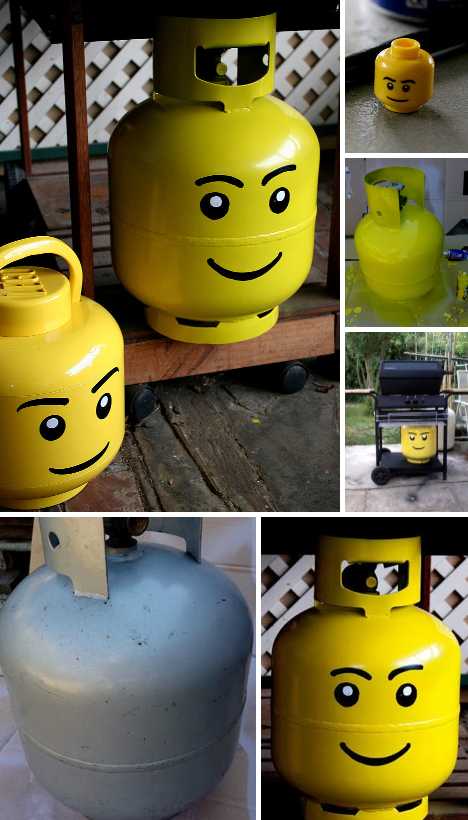 Grill Gas Flash: 15 Prettily Painted Propane Tanks - WebUrbanist