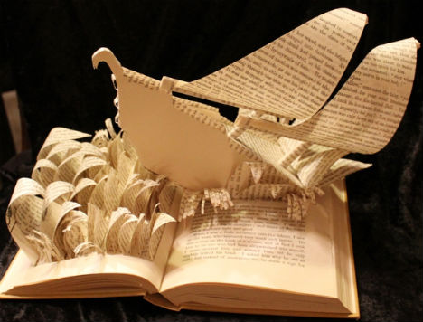 Stories Jump Out of the Pages with 3D Book Sculptures ...