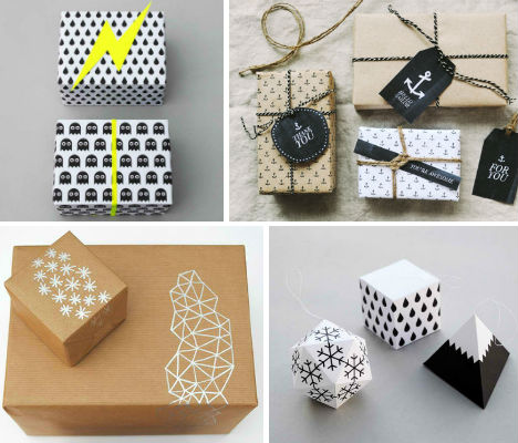 Gift Wrapping Paper Modern Design 