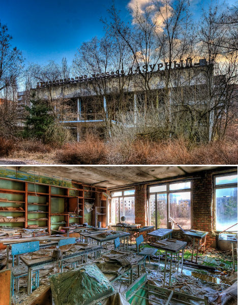 Abandoned Schools Pripyat Ukraine 1