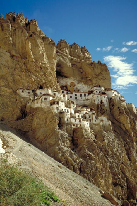 Cliffside Mountain Monasteries Phugtal 1