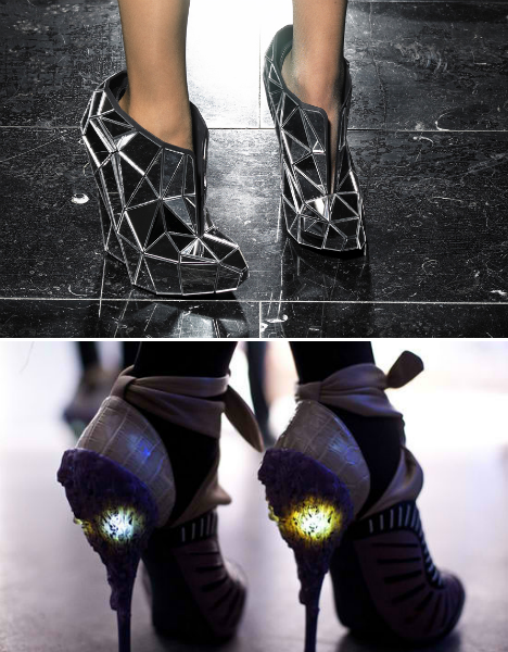 Futuristic Fashion invisible Light Up Shoes