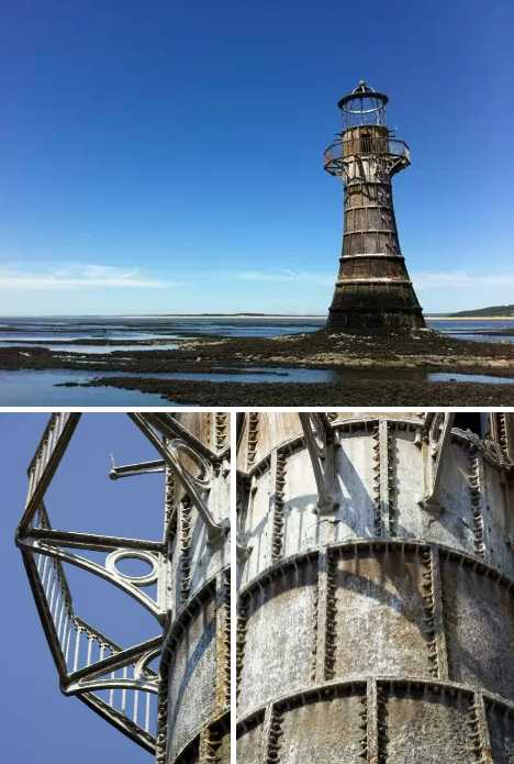 Whiteford Point Lighthouse Wales abandoned