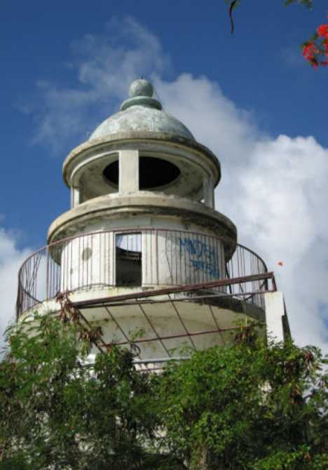 Garapan Lighthouse Saipan abandoned