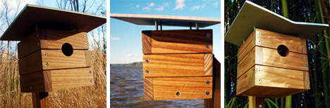 modern birdhouses