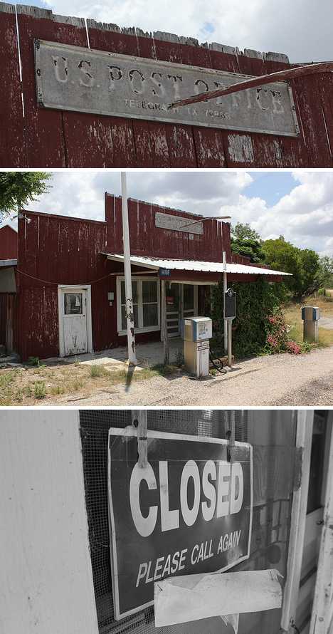 Telegraph Texas abandoned post office