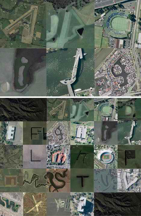 Built Alphabets Google Maps