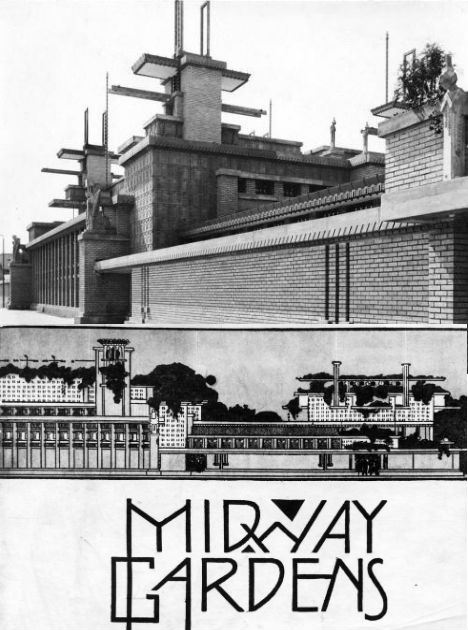 Detroyed Architecture Frank Lloyd Wright Midway