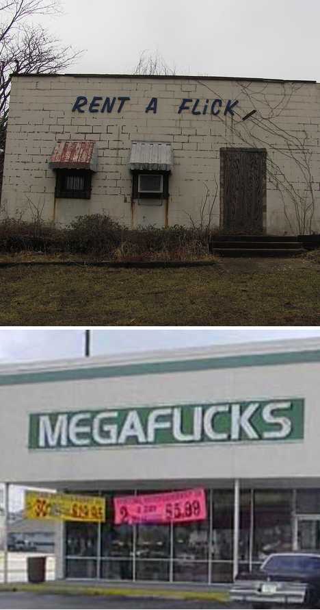 Megaflicks abandoned video store