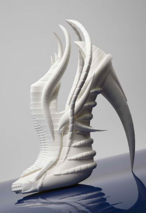 3D Printed Fashion Exoskeleton Shoes 1