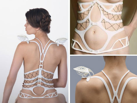 3D Printed Fashion Seed of Life Corset