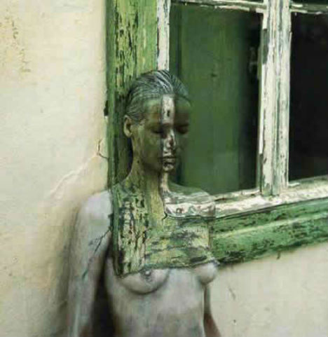 Painted People Window Frame