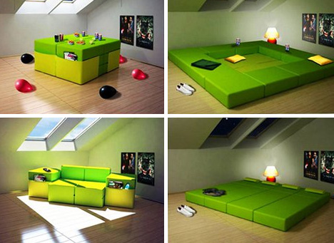 modular block bedroom set