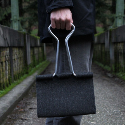 Binder Clip Handbag: Office Product-Inspired Tote Purse - WebUrbanist