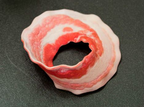 3D Printed Food Infinity bacon