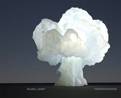 3D Printed Home Decor Nuke Lamp
