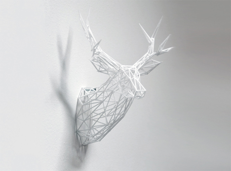 3D Printed Home Decor Stag