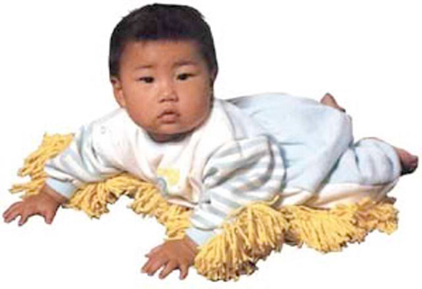 Chindogu Baby Mop