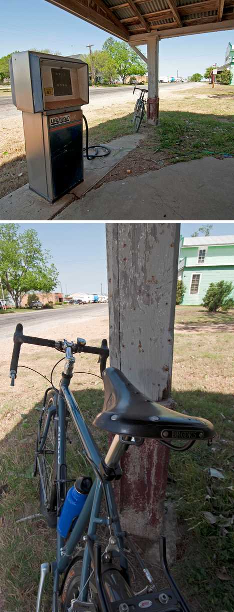 abandoned rest stop Bleiblerville Texas