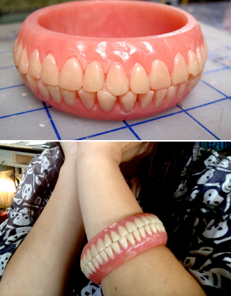 Creepy Dental Denture Bracelet
