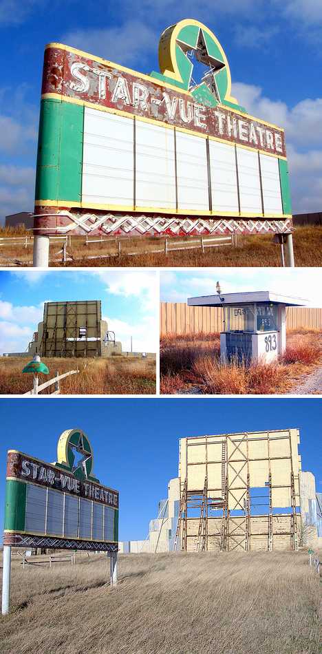 abandoned Star-Vue drive-in Anthony Kansas