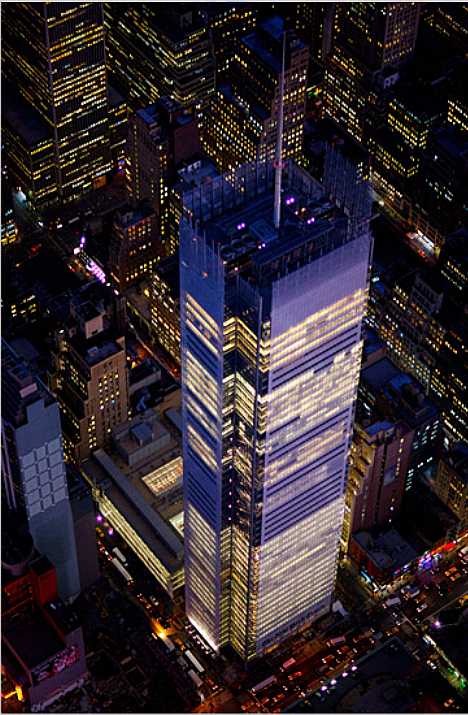 CTBUH New York Times Building night
