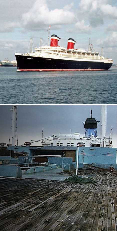 SS America abandoned ocean liner