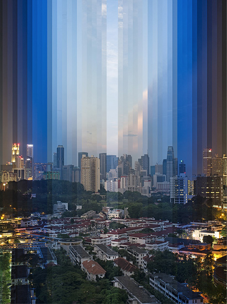 time lapse vertical sky