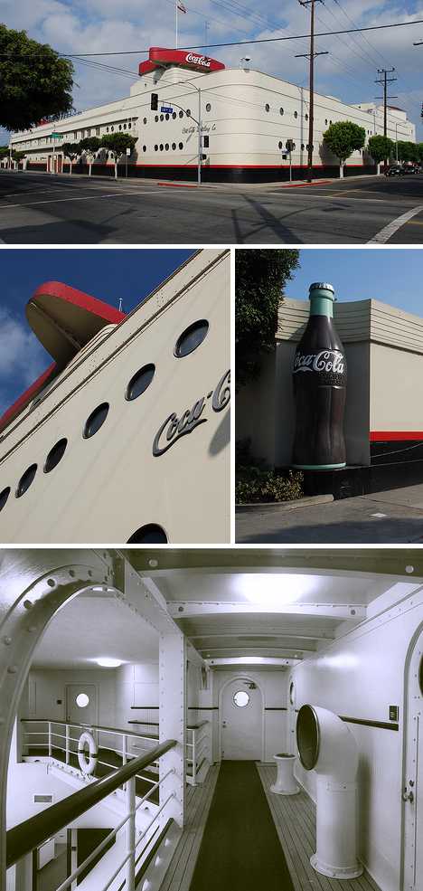 Los Angeles Coca-Cola Bottling boat building 