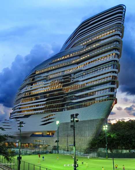 Innovation Tower Hong Kong Polytechnic University Zaha Hadid