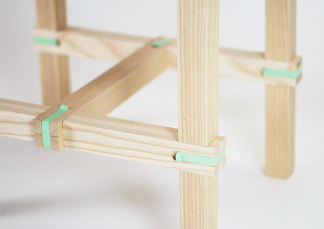 nomadic chair joinery closeup
