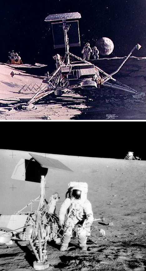 Apollo 12 Surveyor 3 moon landing