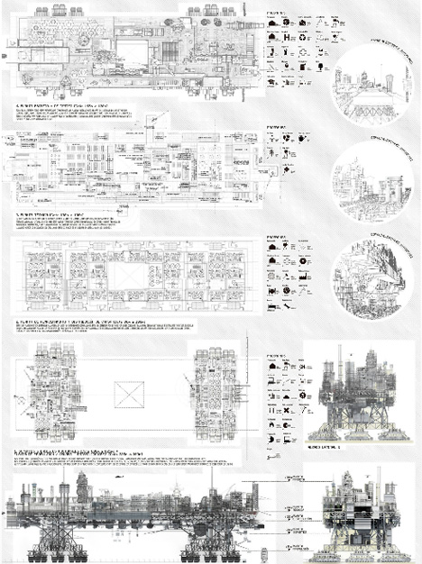 walking city plans sections