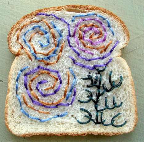 Embroidered Art Wonder Bread 1