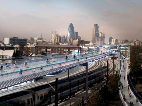 skycycle concept for london