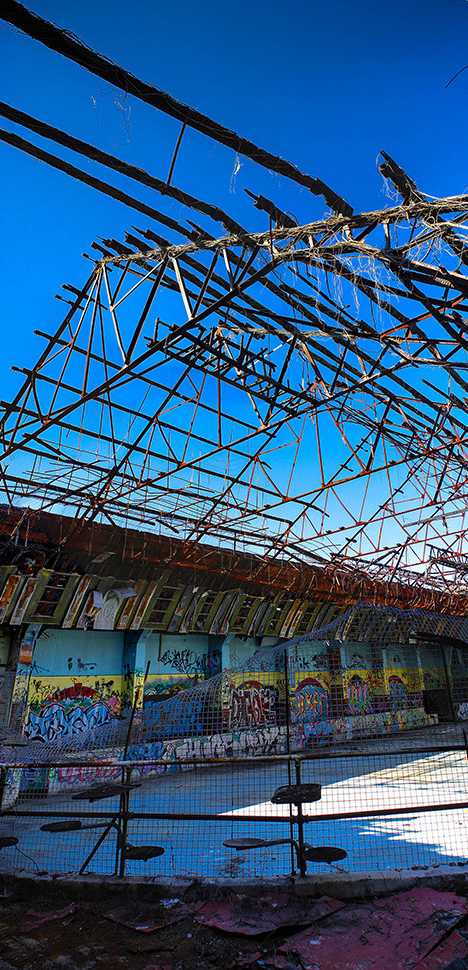 abandoned Red Hill Skate Arena Brisbane Australia