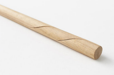 chop sticks wood corkscrew