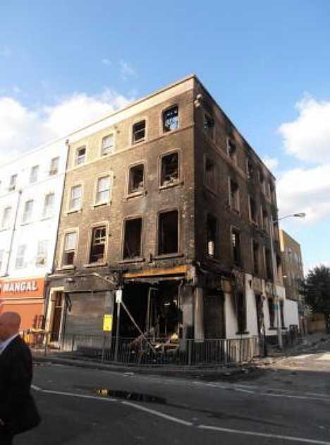 Albemarle & Bond pawnbrokers Croydon riots 2011