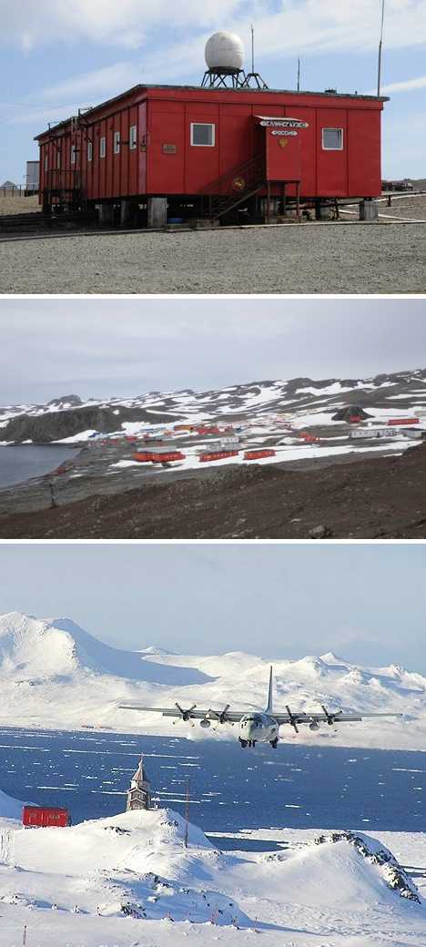 Russia Bellingshausen Station Antarctica