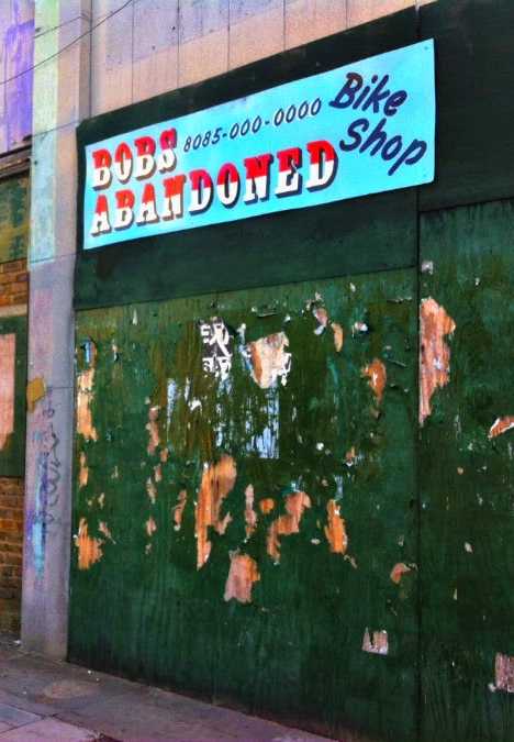 Bob's Abandoned Bike Shop southeast London