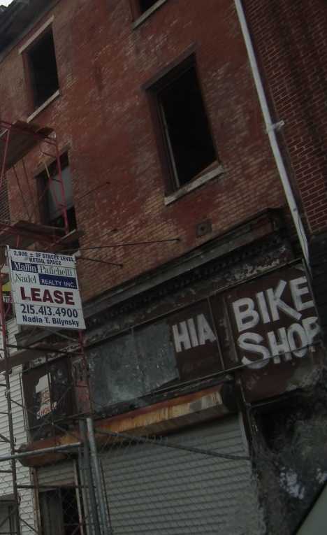 abandoned Philadelphia Bike Shop