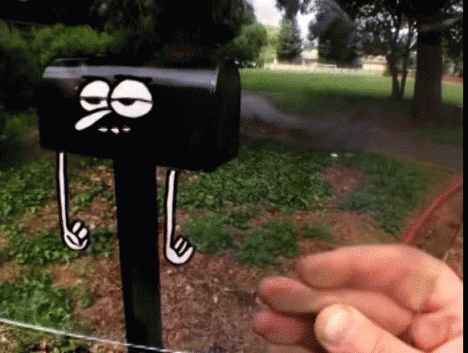 augmented reality mail box