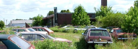 abandoned Collier Motors AMC Pikeville NC