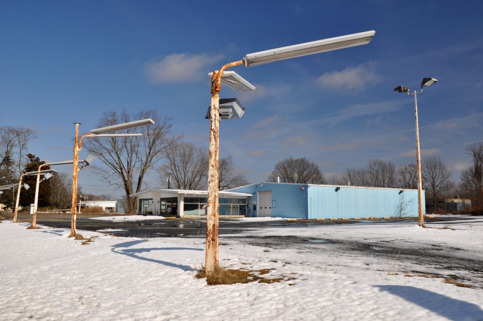 Zero Mileage 12 Abandoned Automobile Dealerships Urbanist