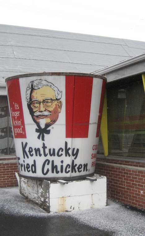 abandoned KFC bucket Youngwood PA