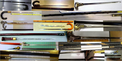 TSA Confiscated Cane Swords 2