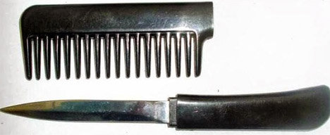 TSA Confiscated Comb Dagger