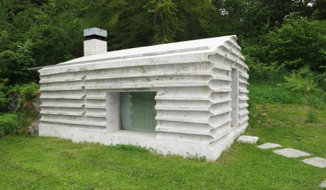 concrete cabin cast shell