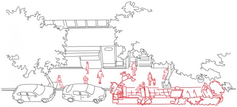 parklet drawing design detail