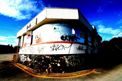 abandoned Little Chef restaurant Wansford 1a